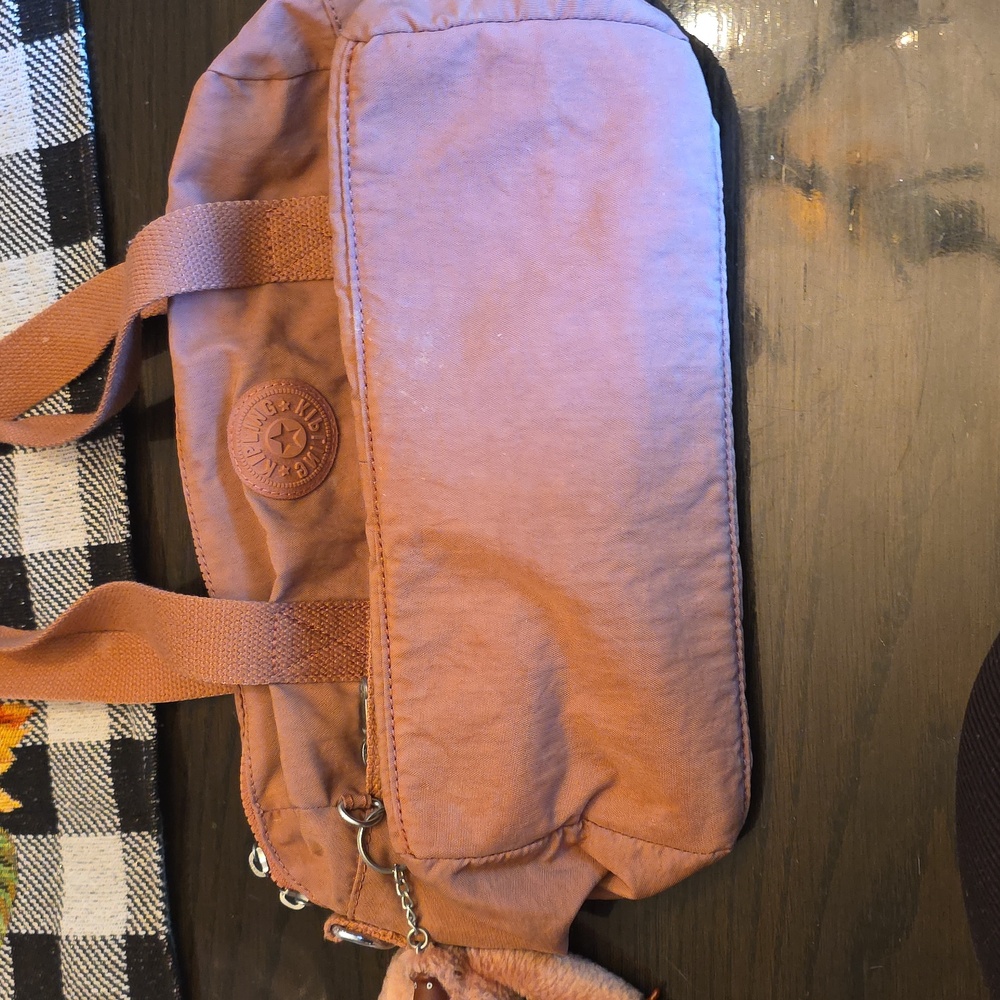 Kipling Klara Women's Crossbody Satchel Bag Kind Rose B Pink Multi Pocket - Picture 7 of 17